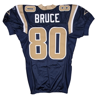 2006 Isaac Bruce Game Used St. Louis Rams Home Jersey